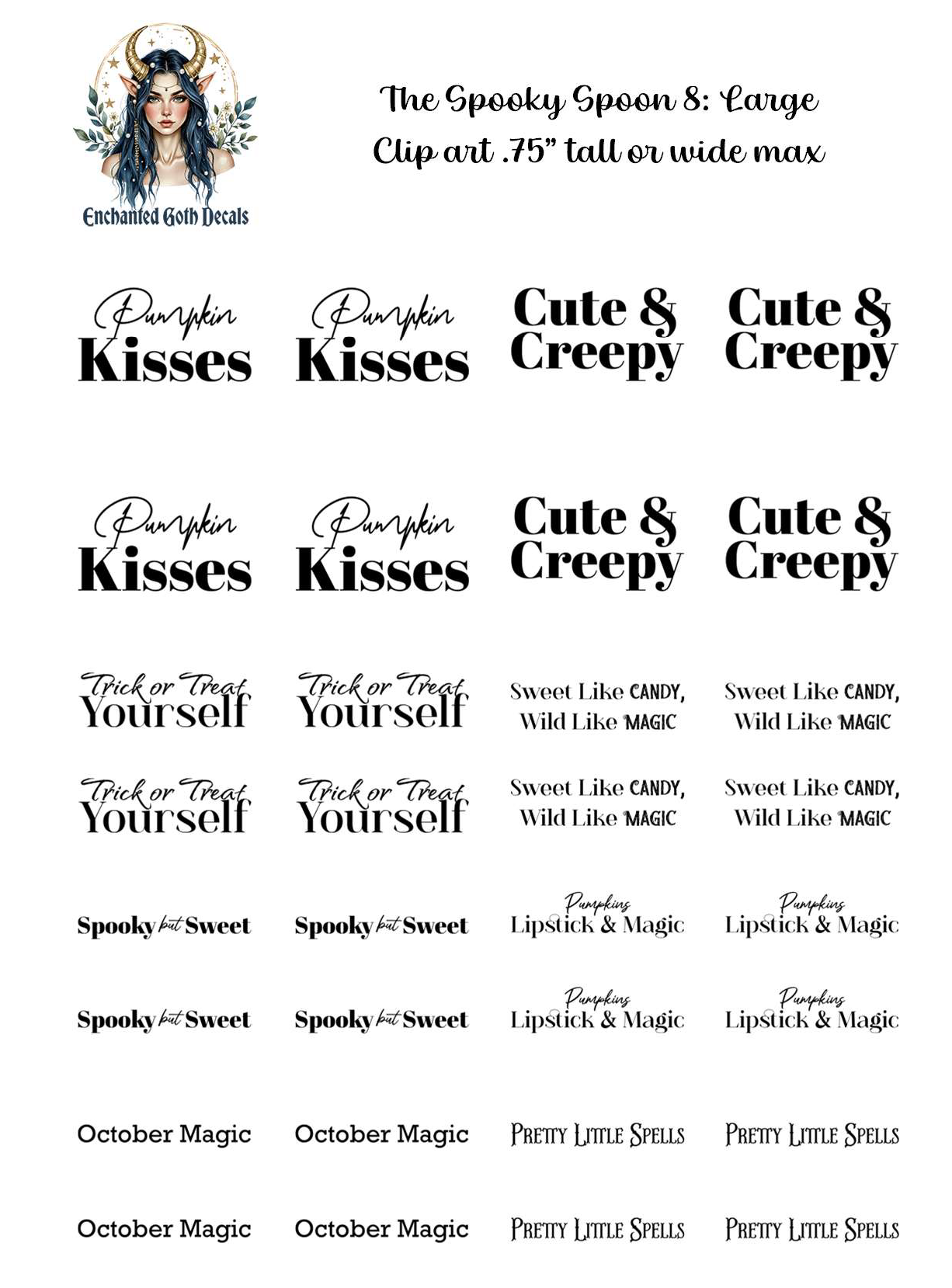 The Spooky Spoon 8 - Clipart