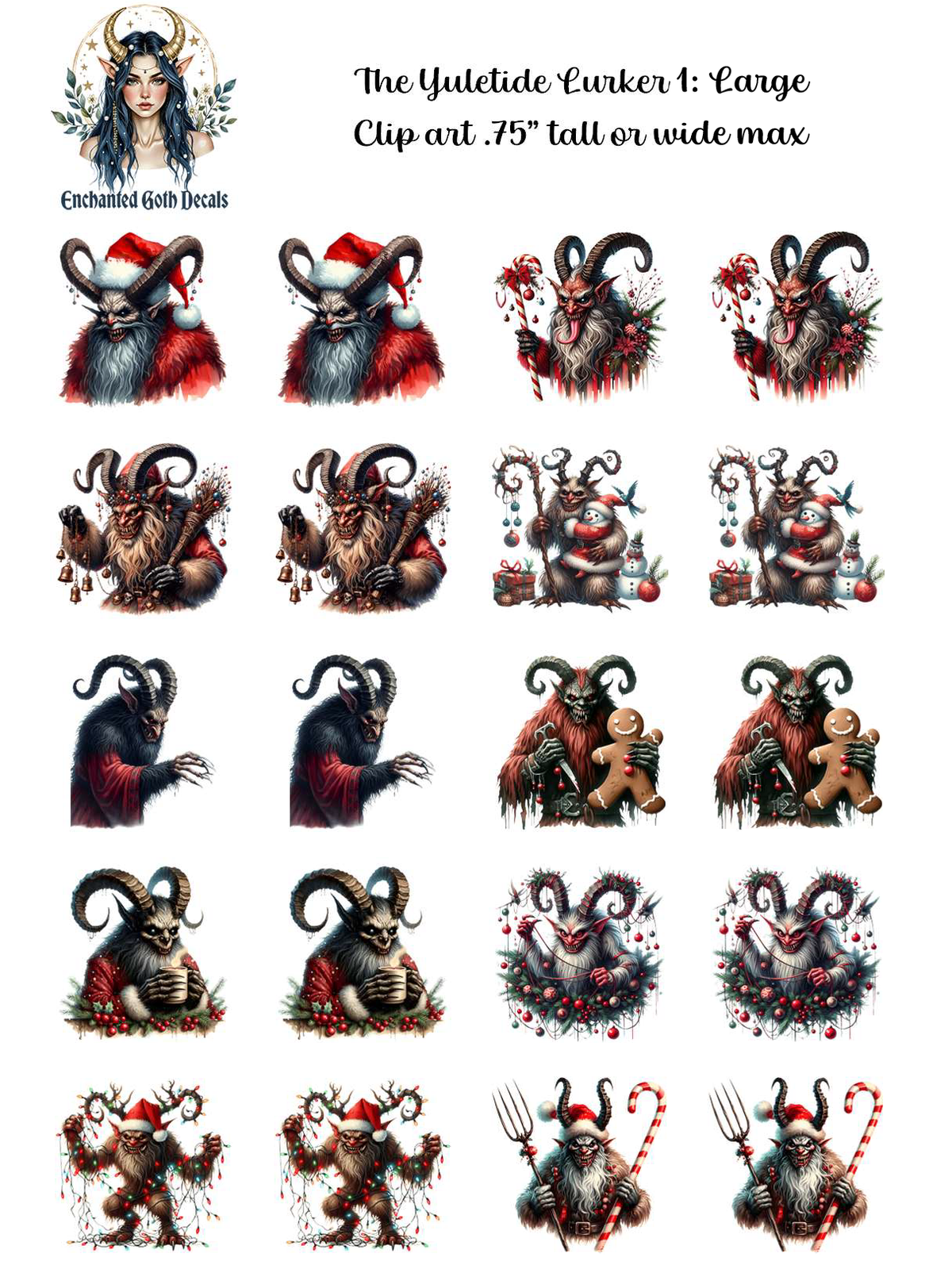 The Yuletide Lurker 1 - Clipart