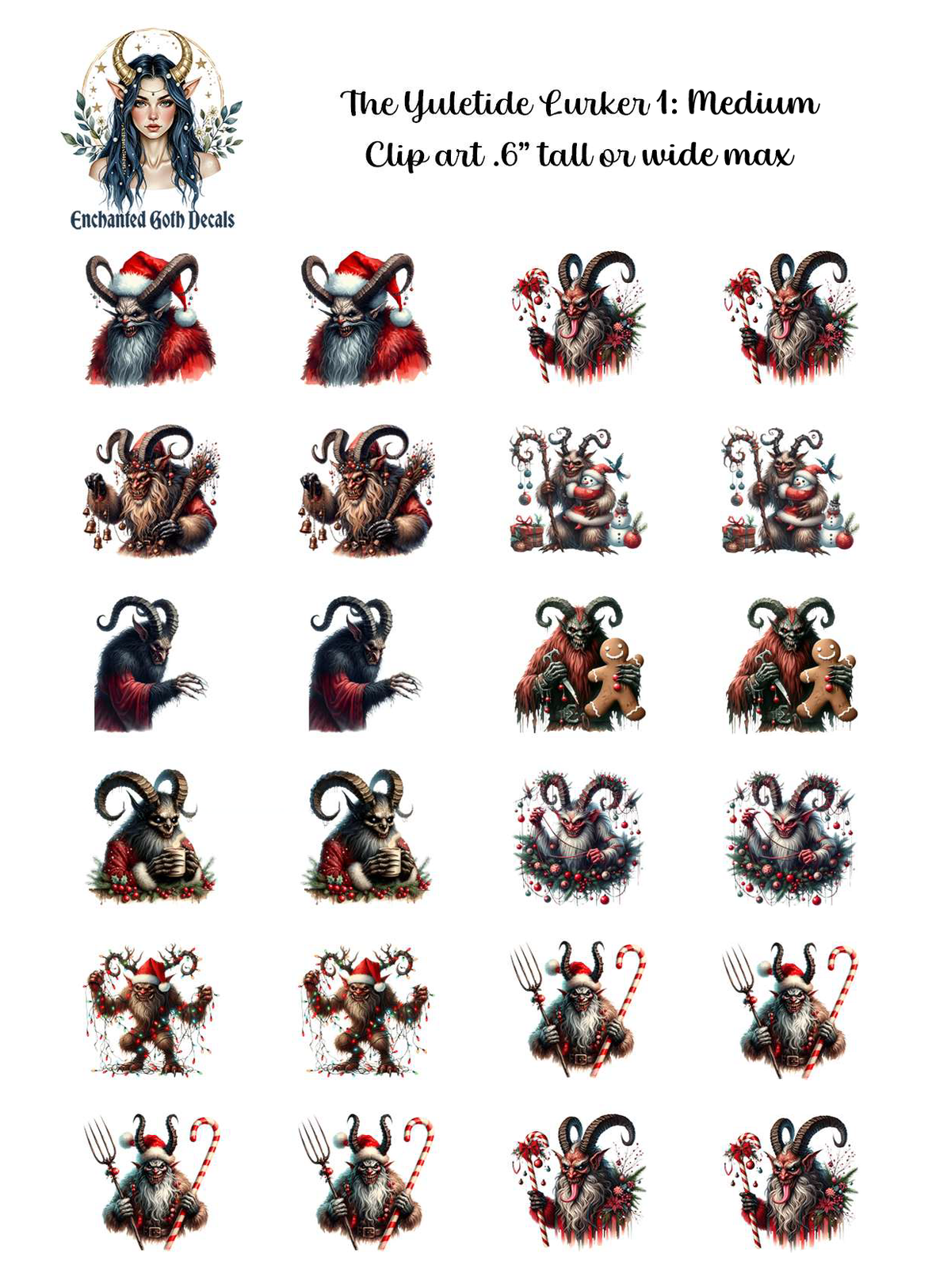 The Yuletide Lurker 1 - Clipart