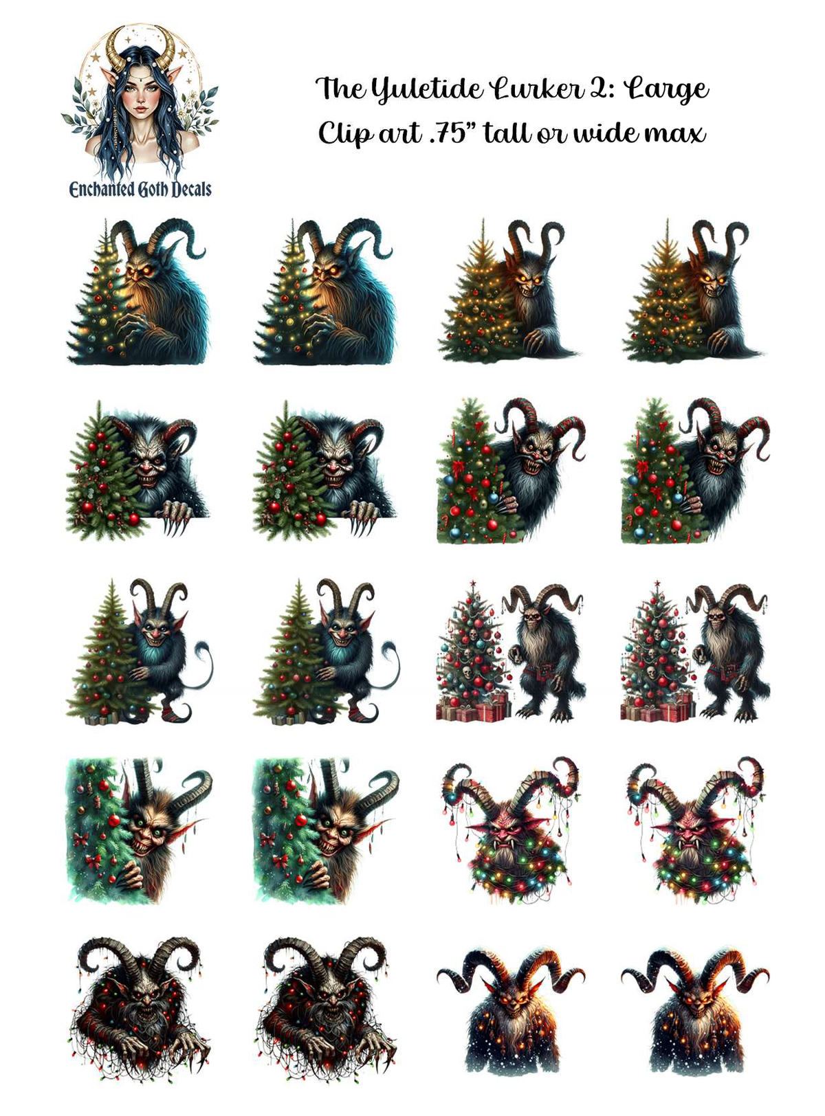 The Yuletide Lurker 2 - Clipart
