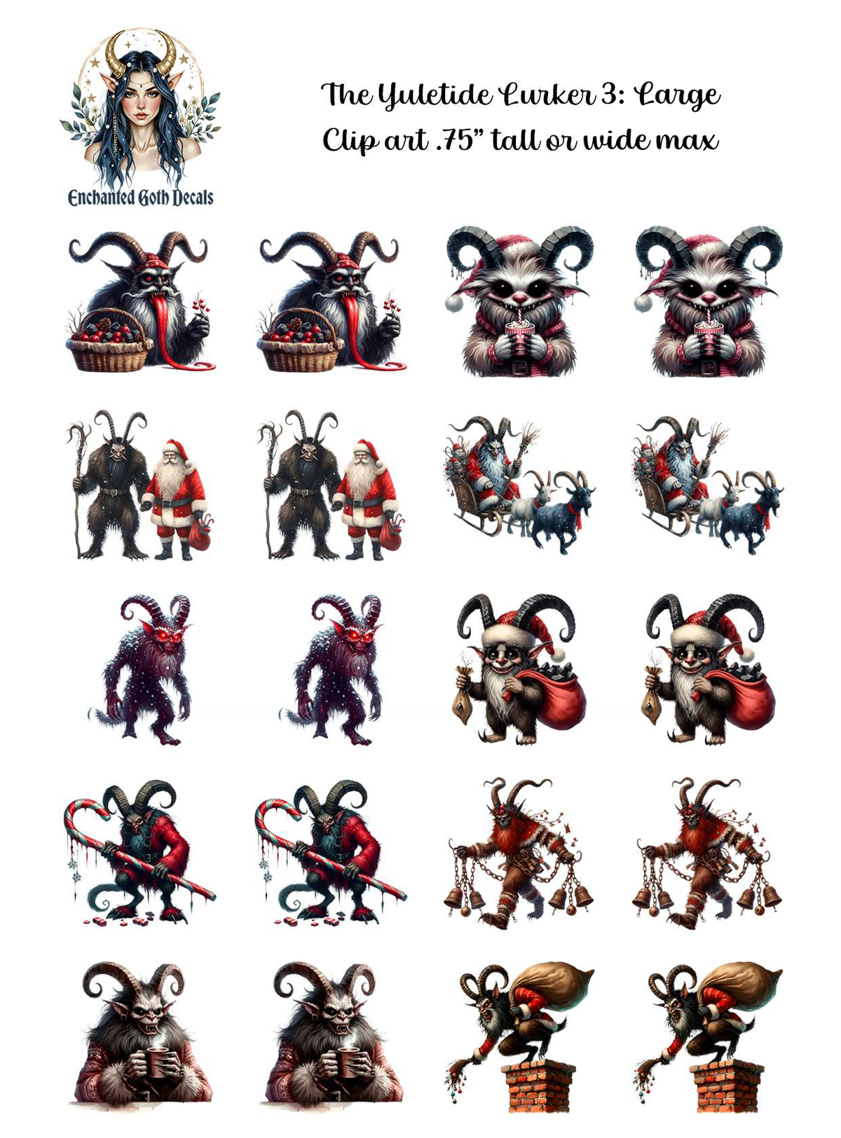 The Yuletide Lurker 3 - Clipart