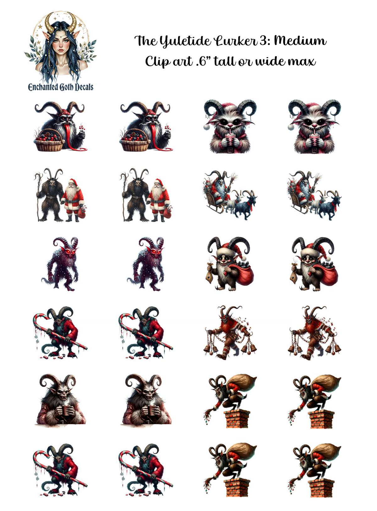 The Yuletide Lurker 3 - Clipart
