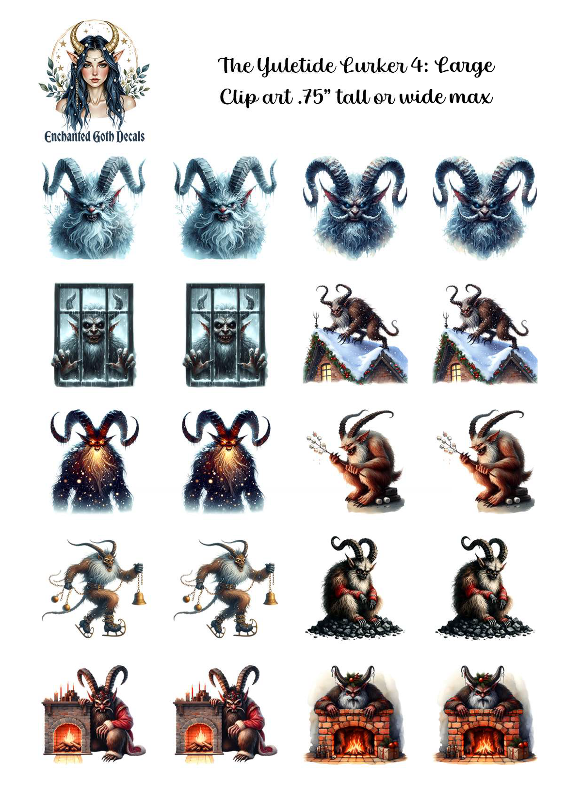 The Yuletide Lurker 4 - Clipart