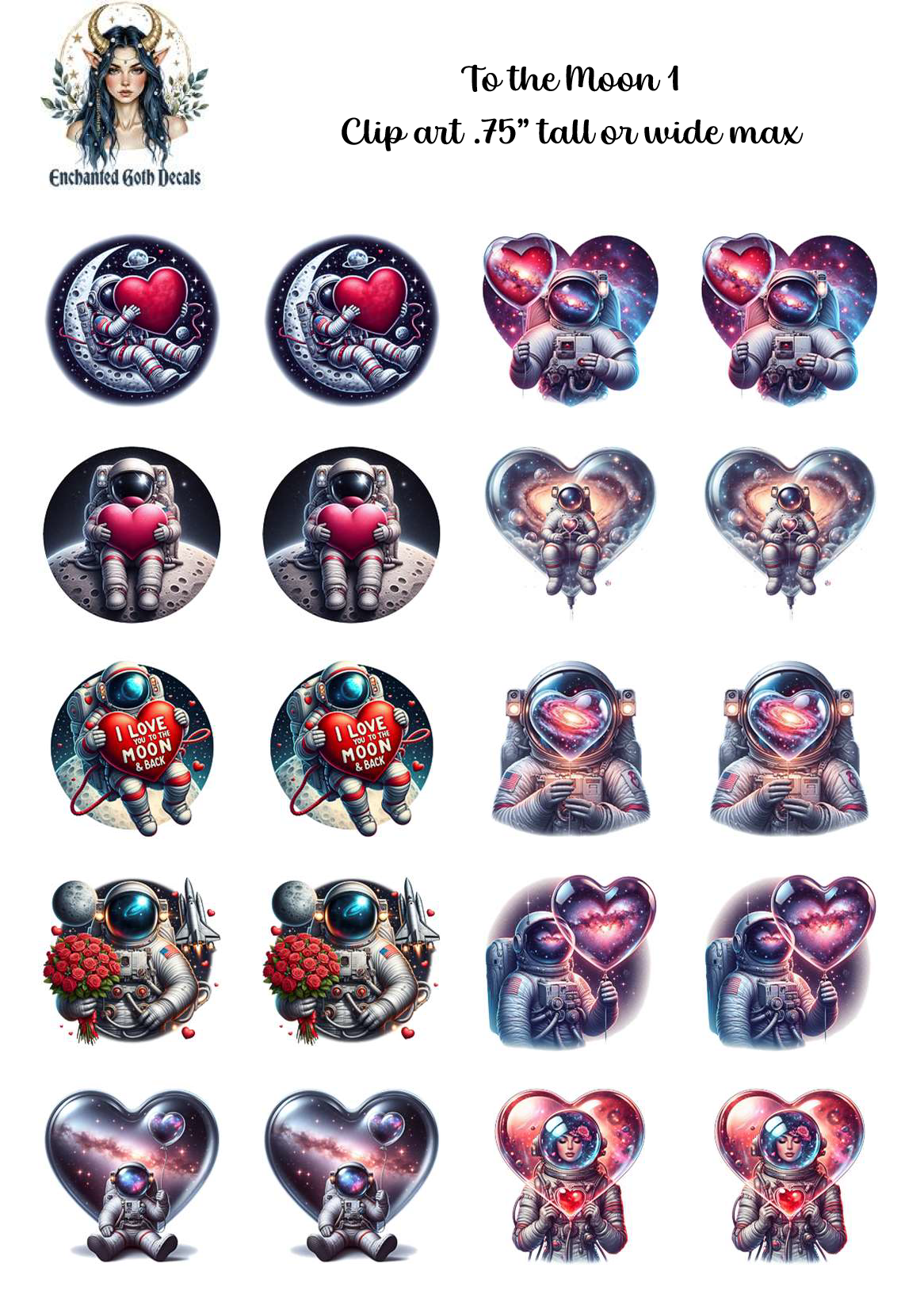 To the Moon 1 - Clipart