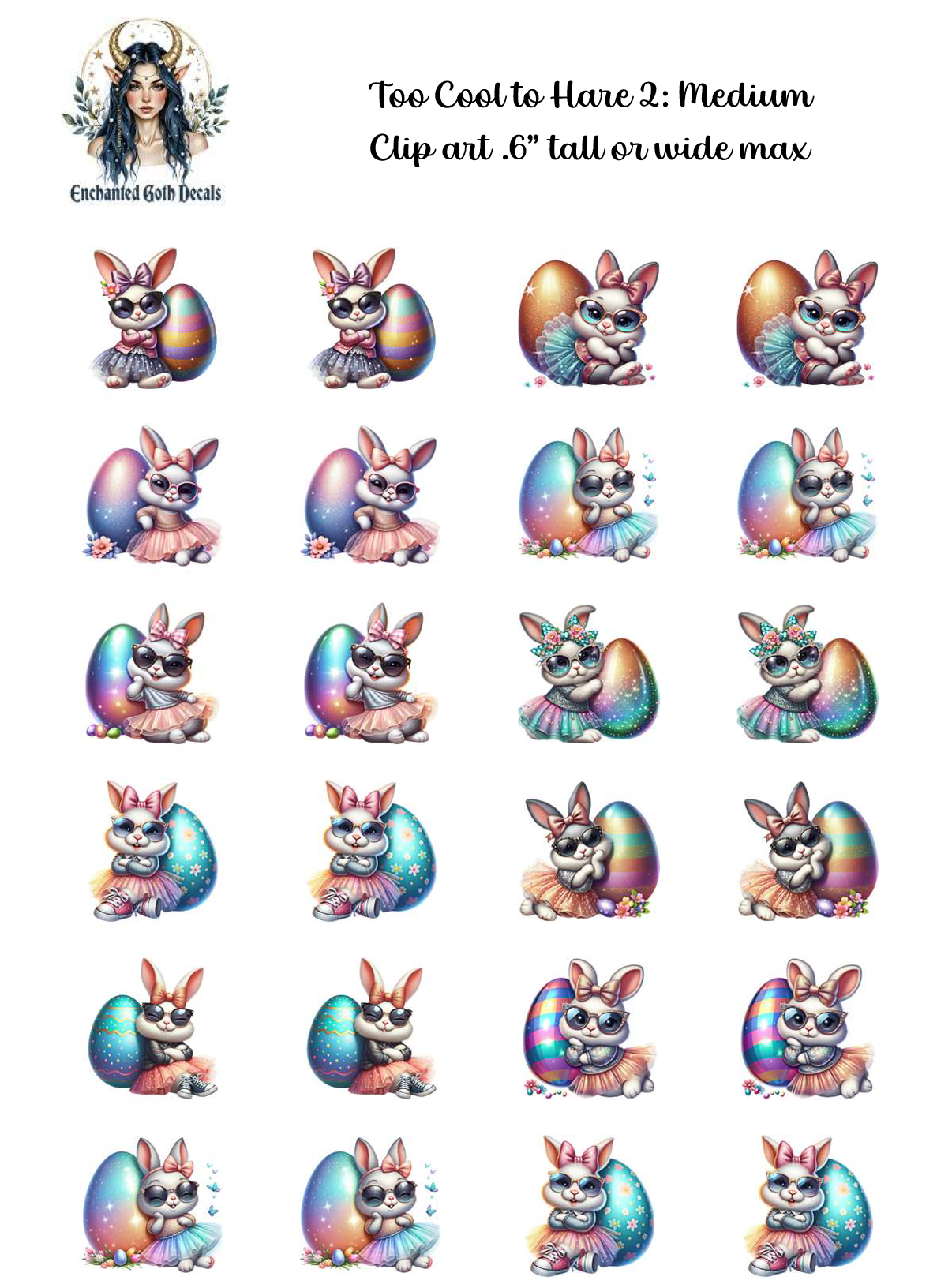 Too Cool to Hare 2 - Clipart