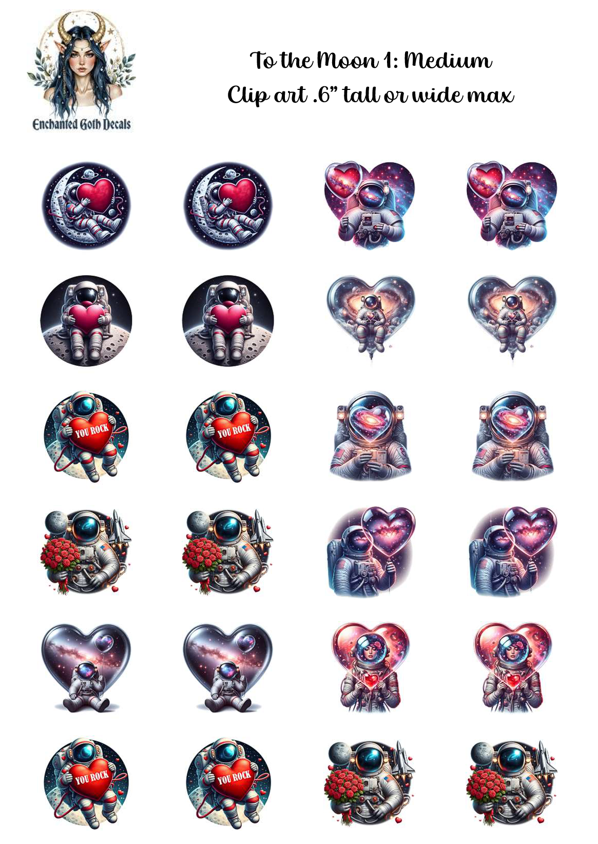 To the Moon 1 - Clipart