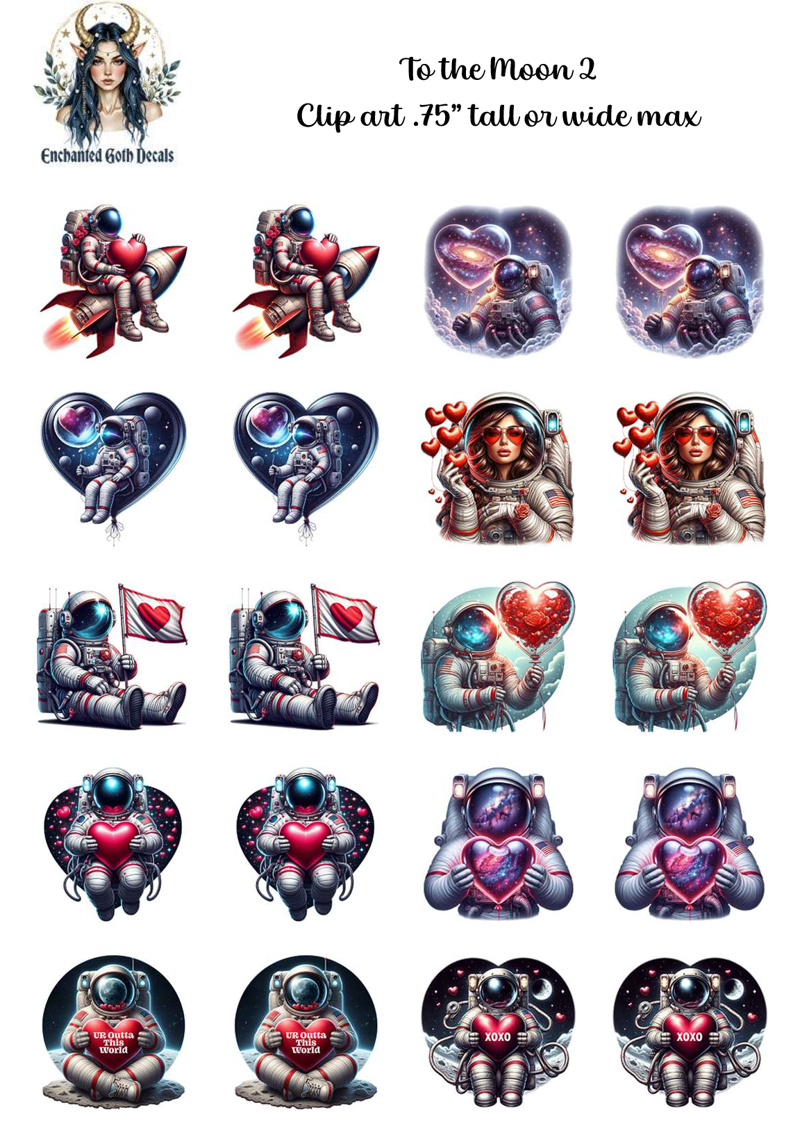 To the Moon 2 - Clipart