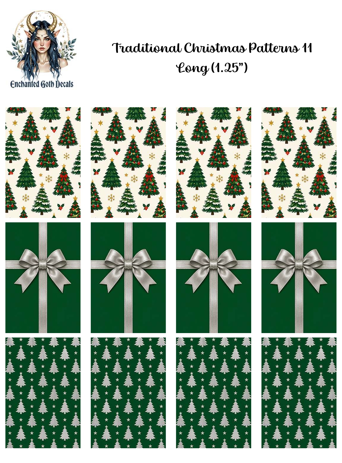 Traditional Christmas Patterns 11 - Long