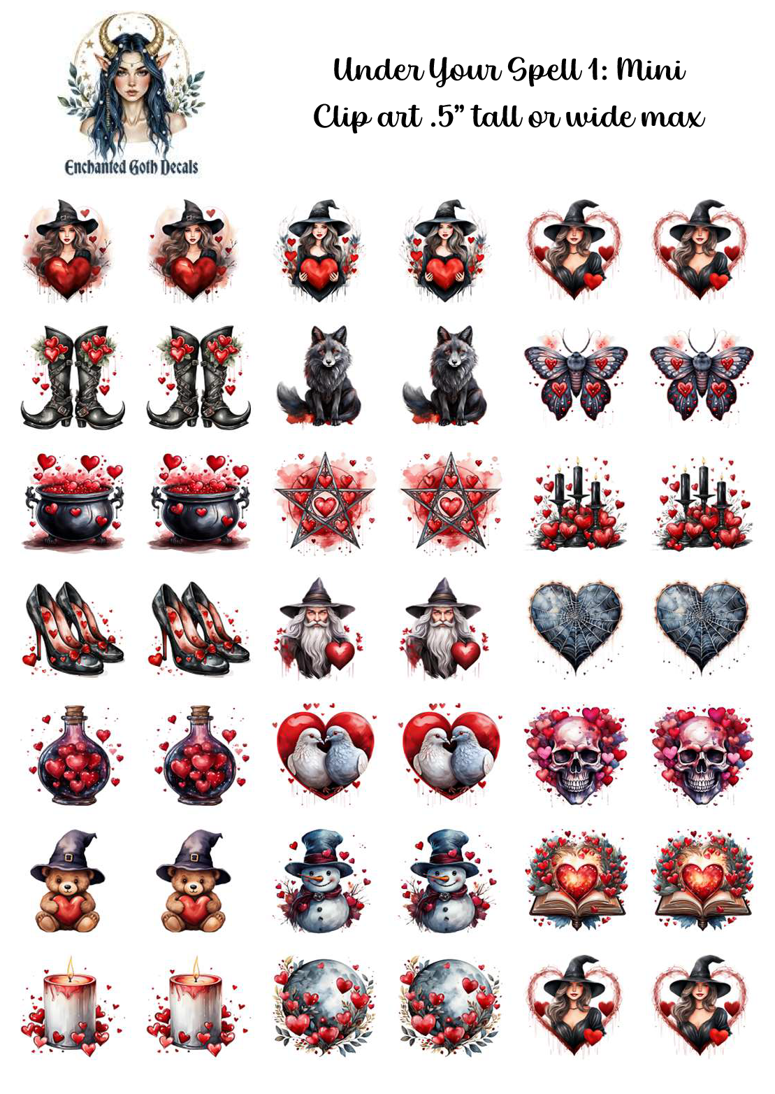 Under Your Spell 1 - Clipart Mini