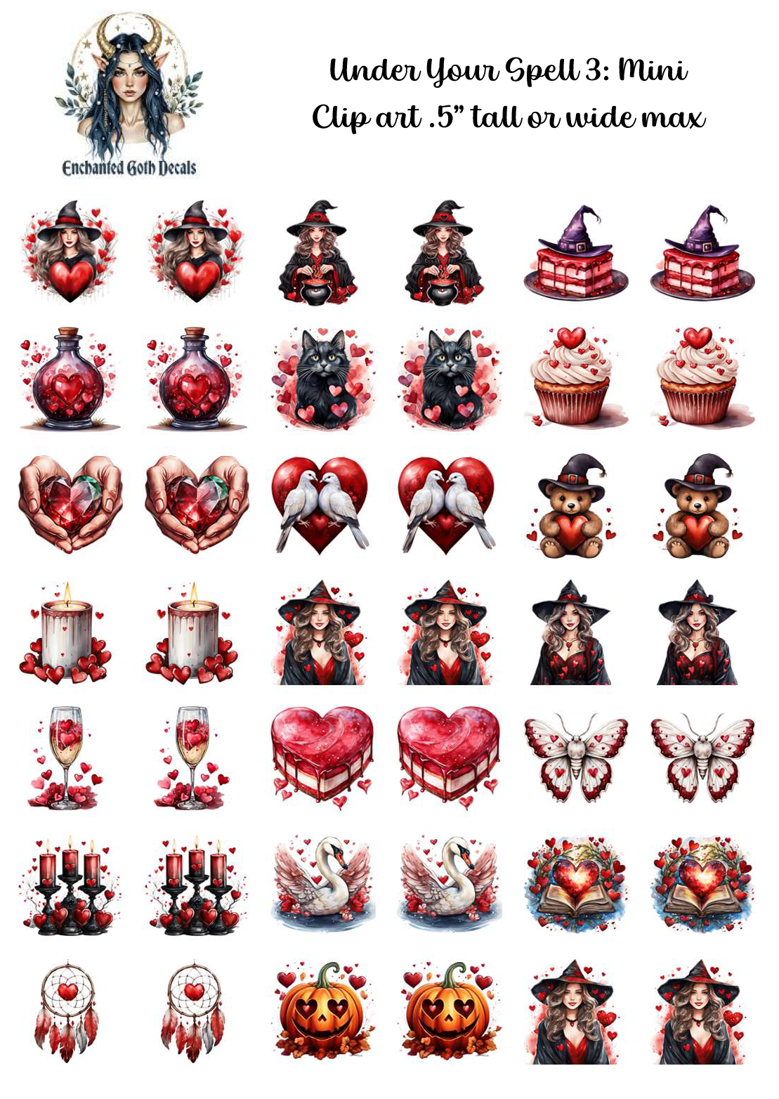 Under Your Spell 3 - Clipart Mini