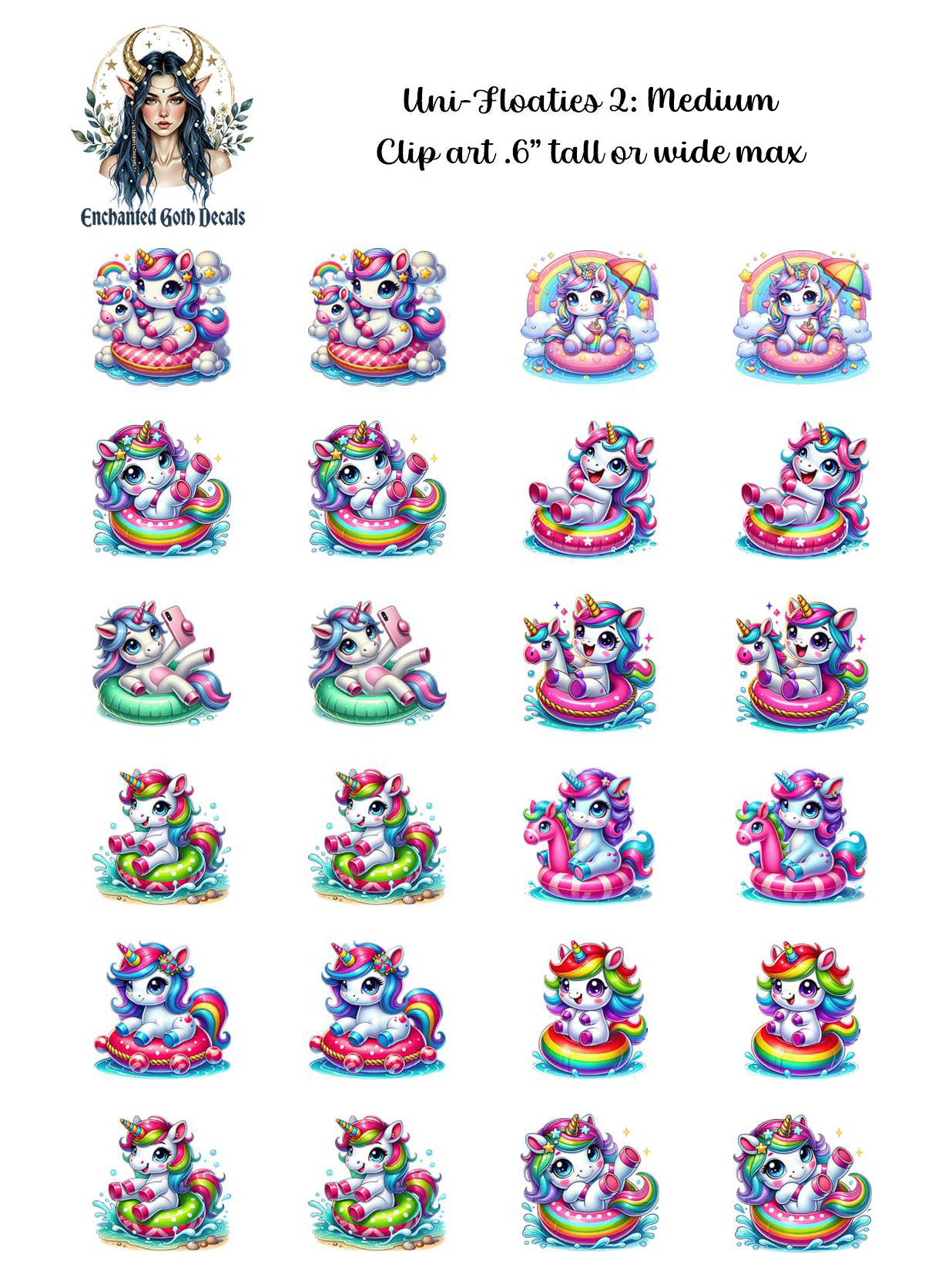 Uni-Floaties 2 - Clipart