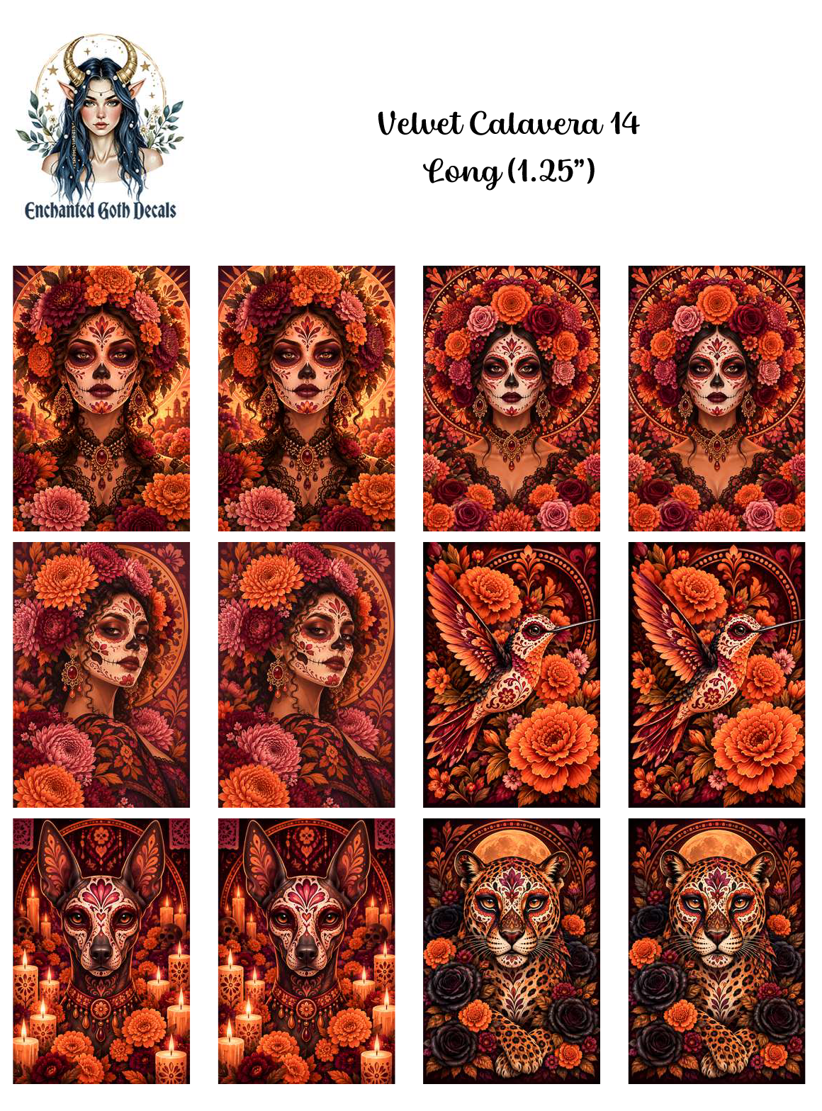 Velvet Calavera 14 - Long