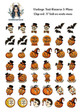 Vintage Tail-Raisers 3 - Clipart Mini