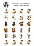Vintage Tail-Raisers 4 - Clipart