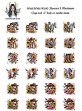 Wild Wild West-Flower 1 - Clipart