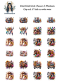 Wild Wild West-Flower 3 - Clipart