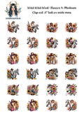 Wild Wild West-Flower 4 - Clipart