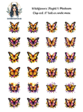 Wildflower Flight 1 - Clipart