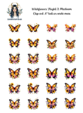 Wildflower Flight 2 - Clipart