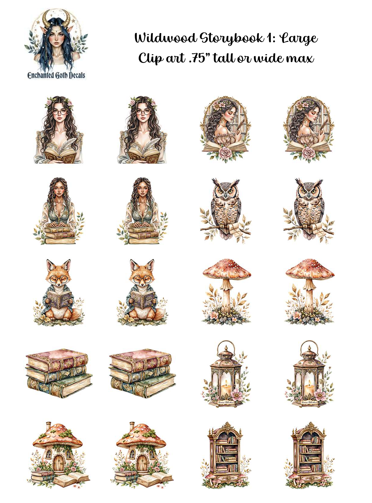 Wildwood Storybook 1 - Clipart