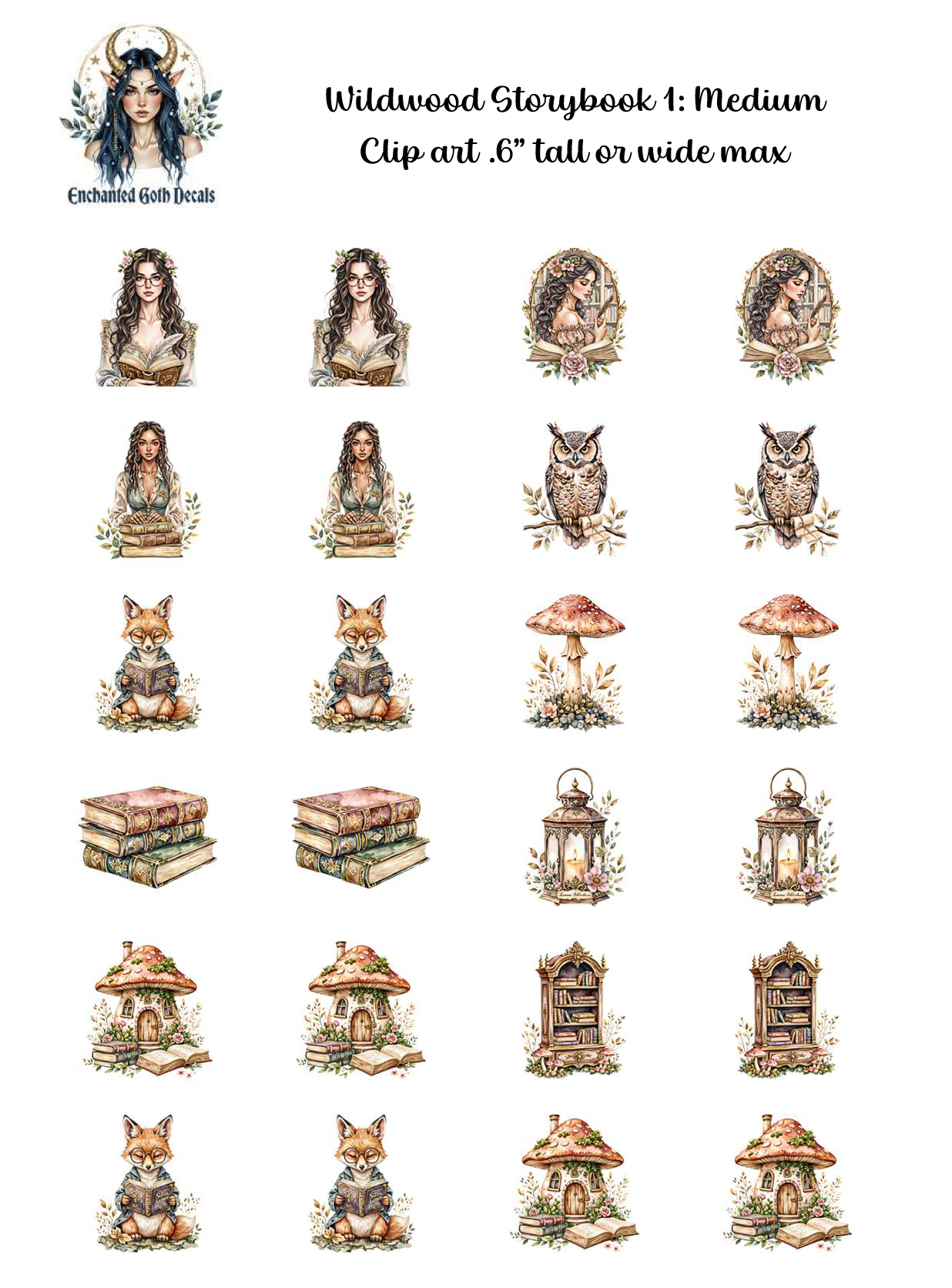 Wildwood Storybook 1 - Clipart