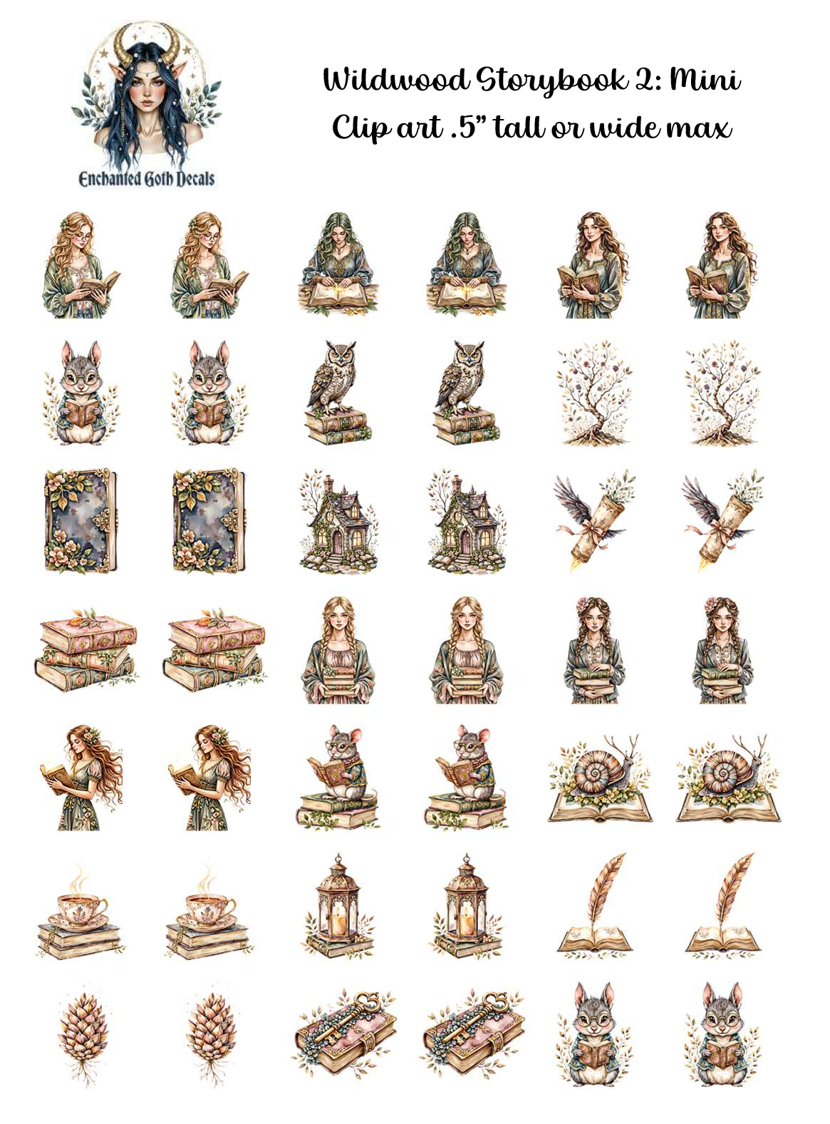 Wildwood Storybook 2 - Clipart Mini