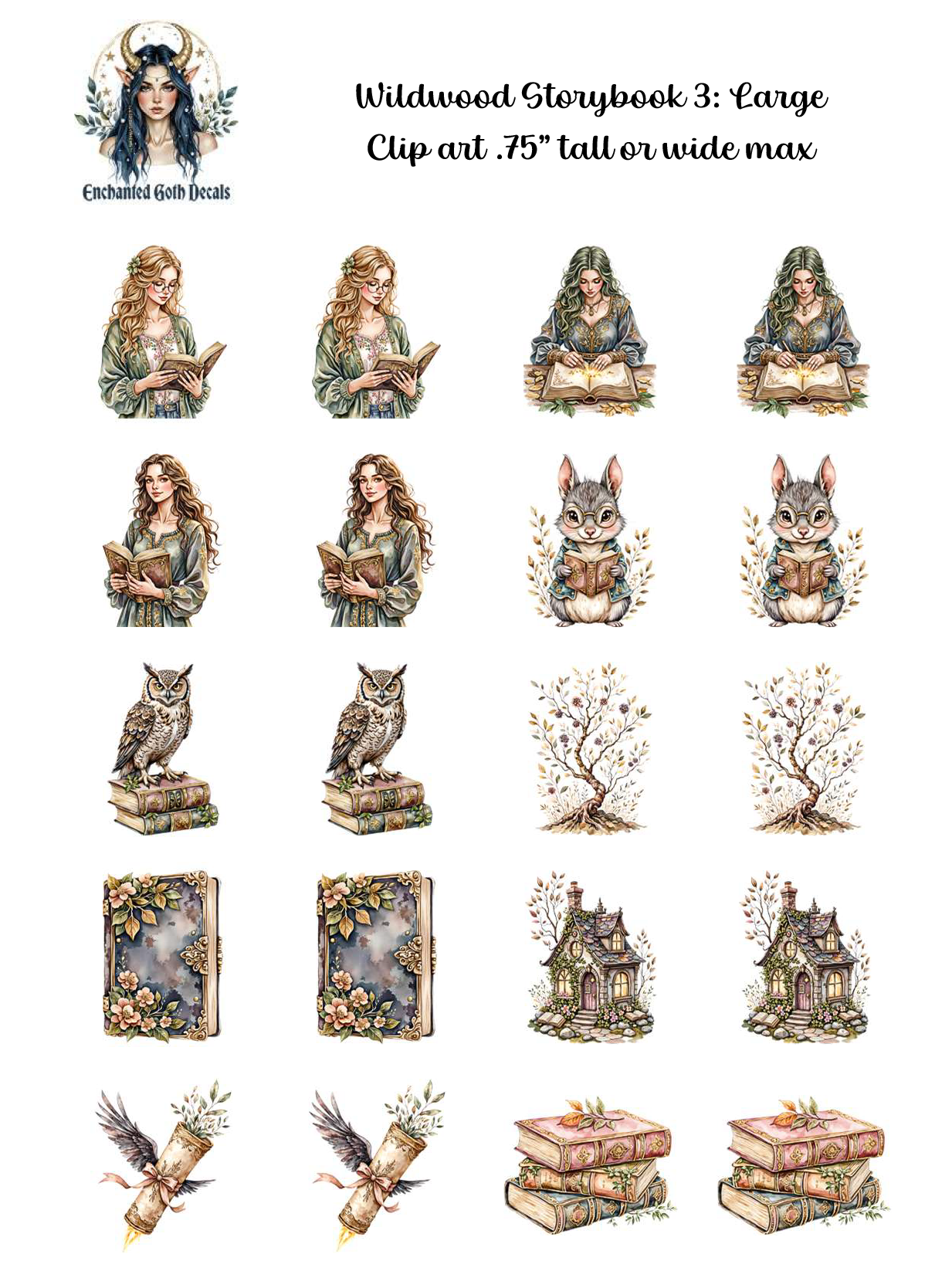 Wildwood Storybook 3 - Clipart