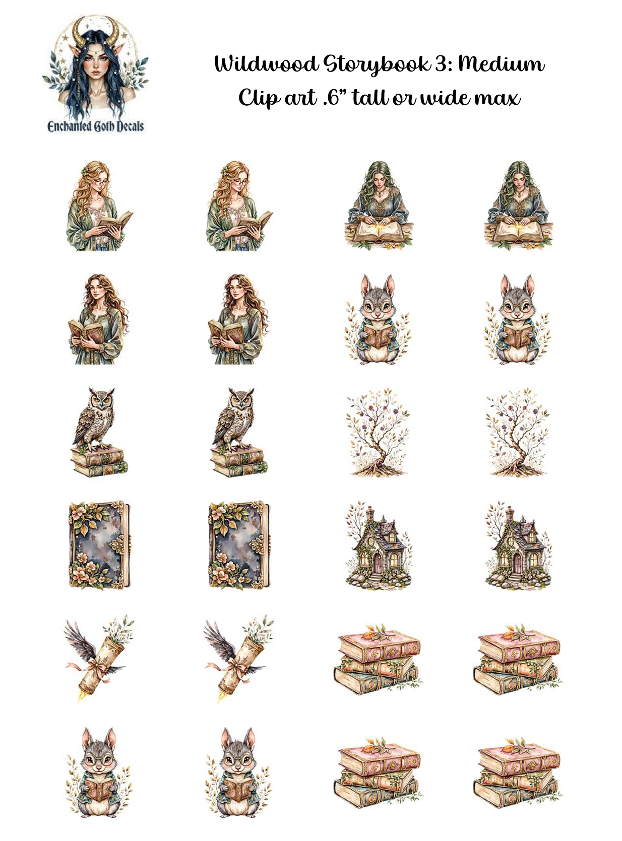 Wildwood Storybook 3 - Clipart