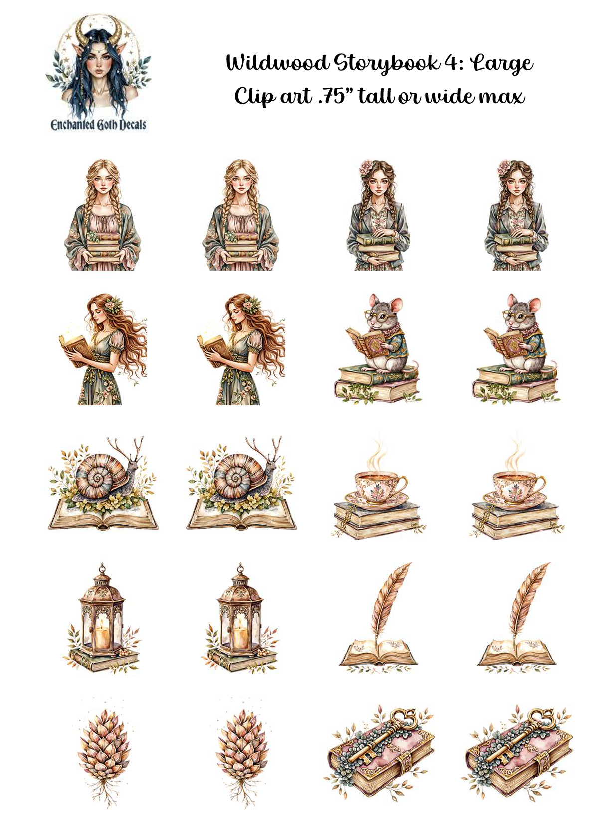 Wildwood Storybook 4 - Clipart