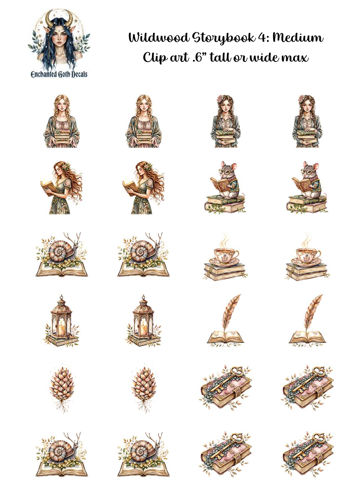 Wildwood Storybook 4 - Clipart