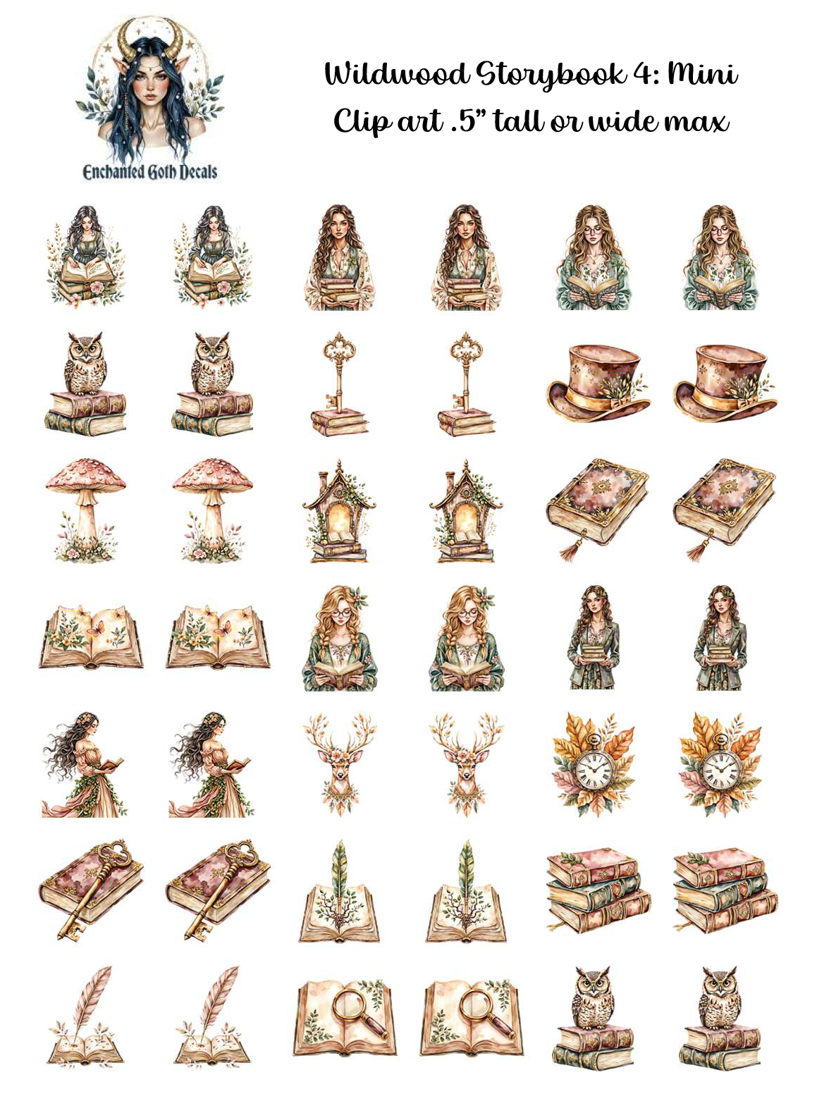 Wildwood Storybook 4 - Clipart Mini