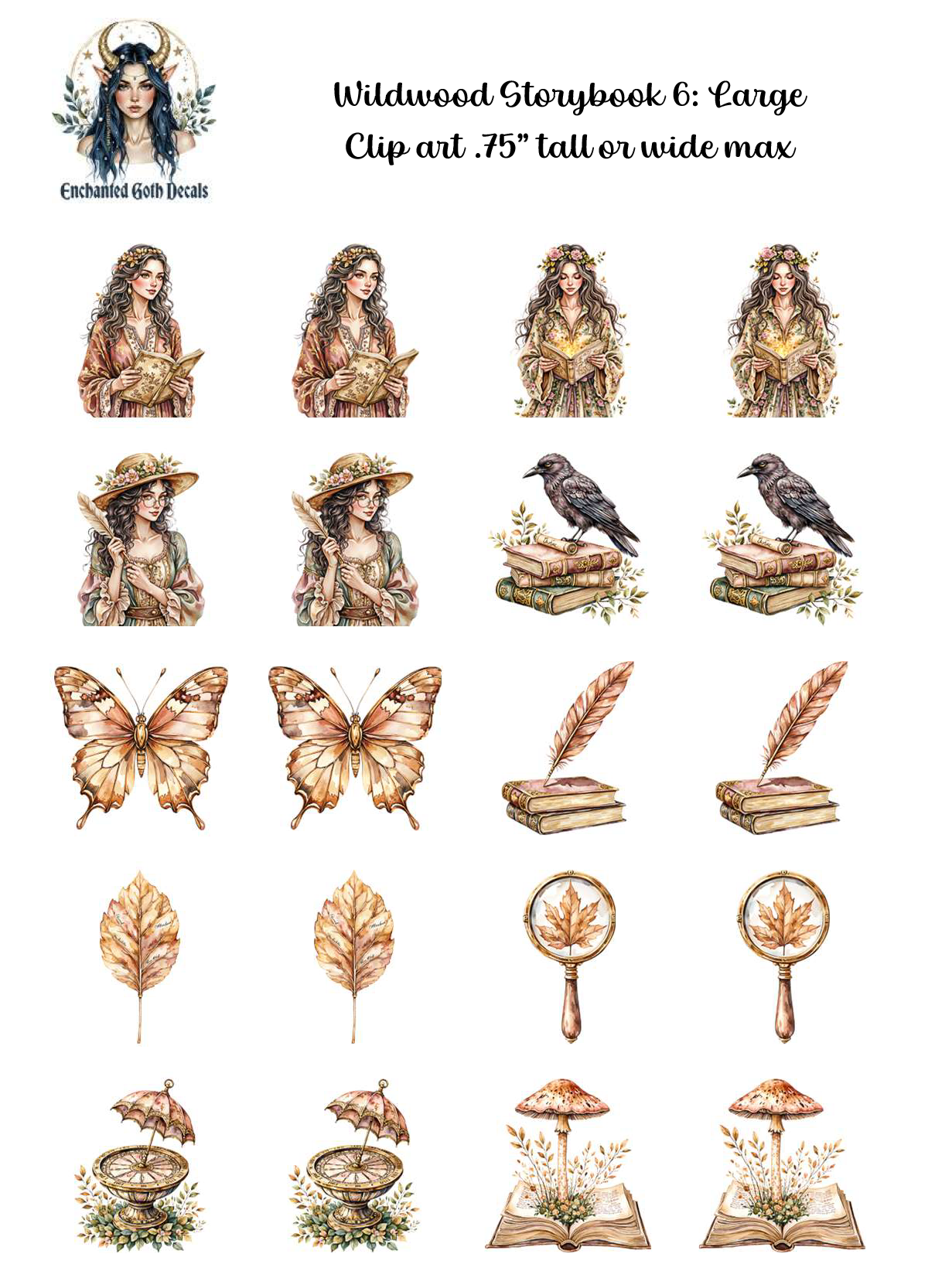 Wildwood Storybook 6 - Clipart