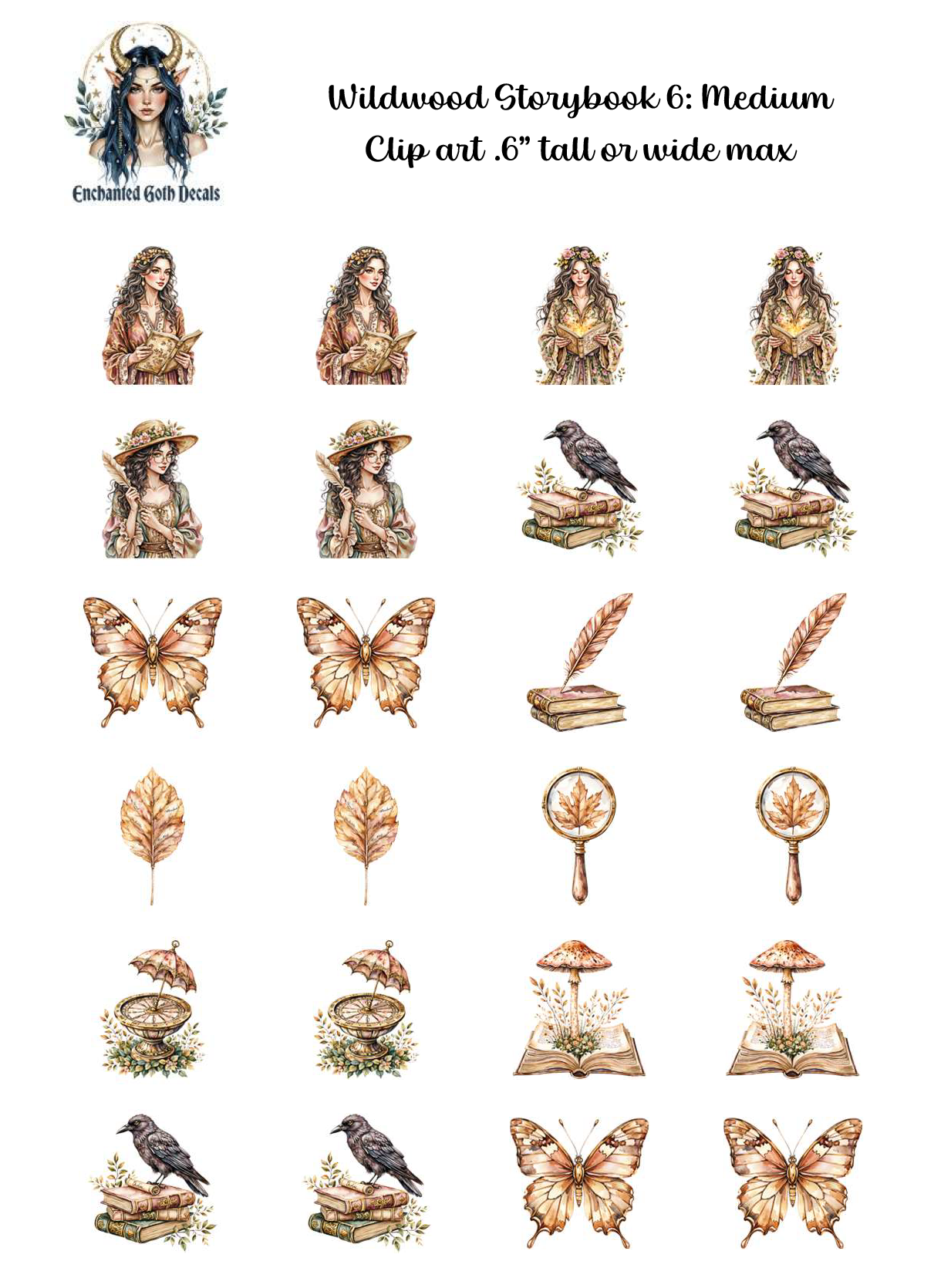 Wildwood Storybook 6 - Clipart