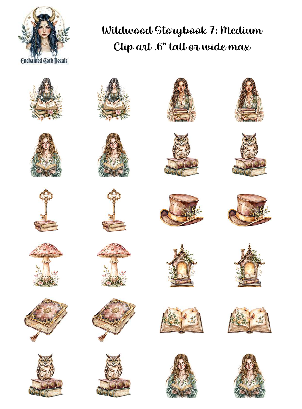 Wildwood Storybook 7 - Clipart