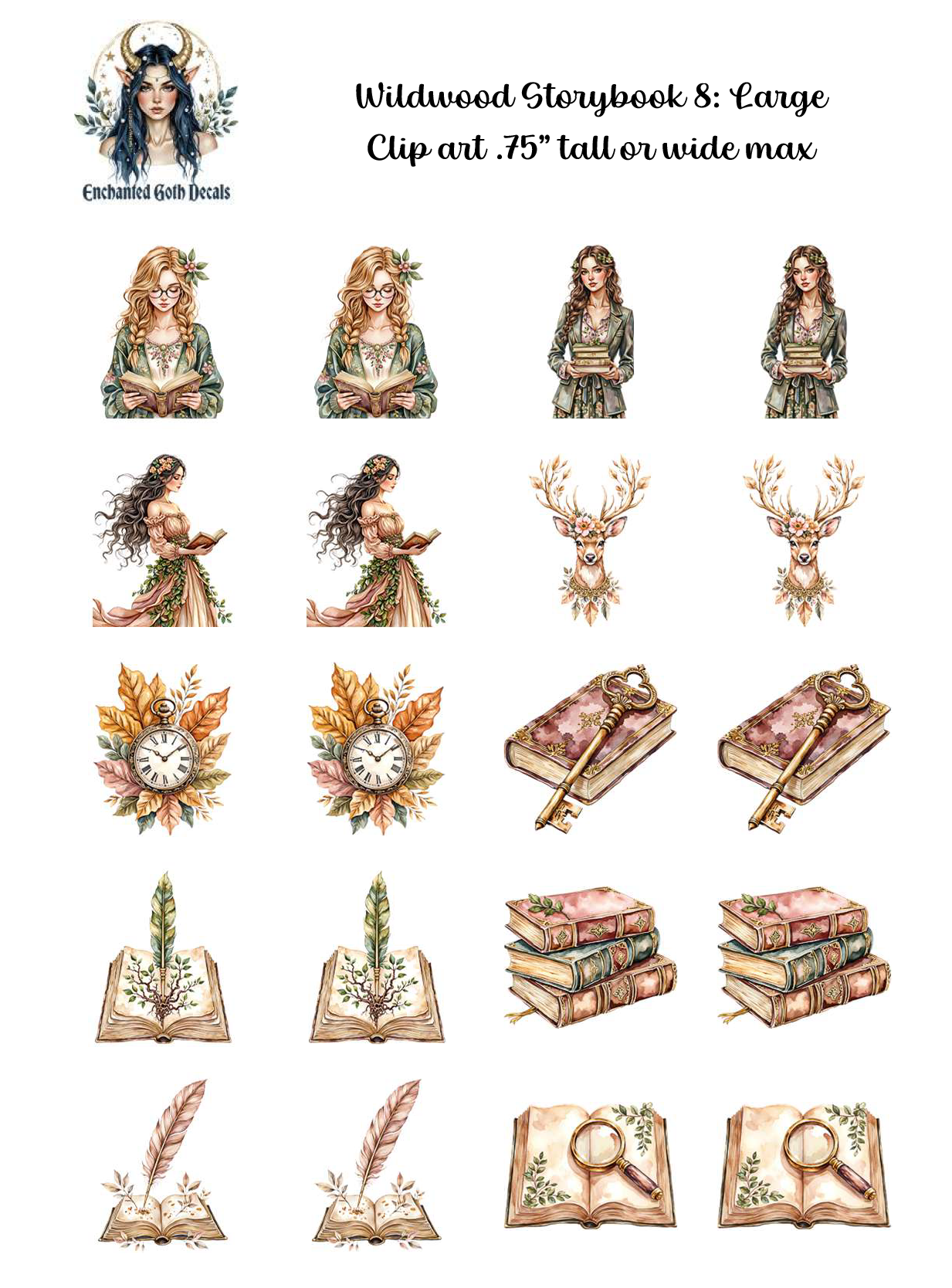 Wildwood Storybook 8 - Clipart