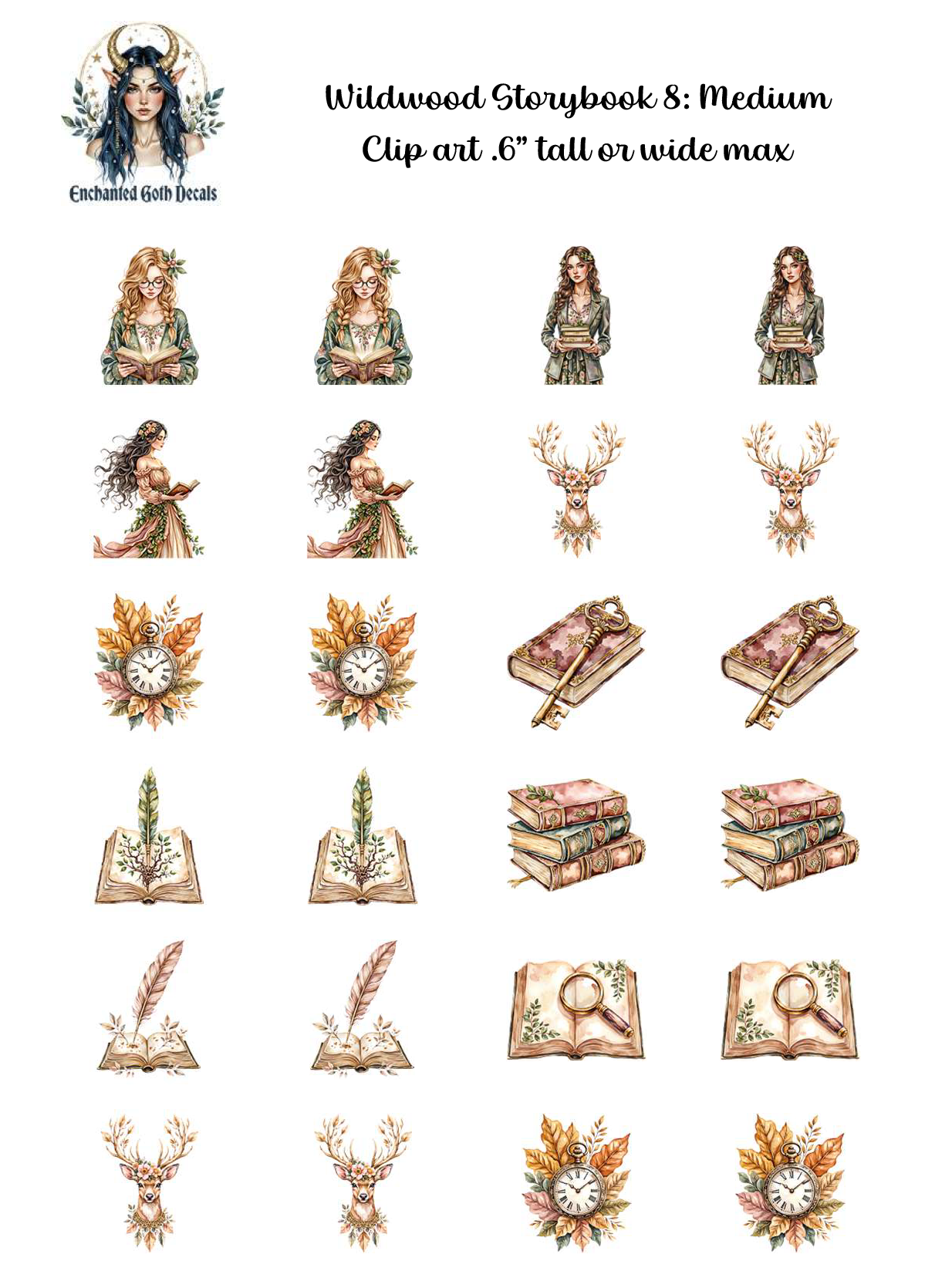 Wildwood Storybook 8 - Clipart