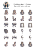 Windflower Grove 1 - Clipart