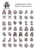 Windflower Grove 3 - Clipart Mini