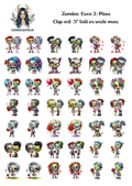 Zombie Love 2 - Clipart Mini
